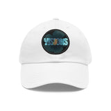Dad Hat with Leather Patch (Round)
