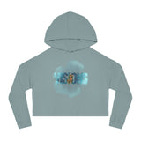 VISIONS flower Women’s Cropped Hooded Sweatshirt