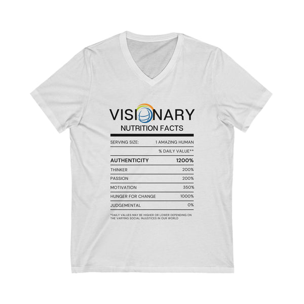 VISIONary Unisex Jersey Short Sleeve V-Neck Tee