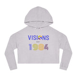 VISIONS 1984 Women’s Cropped Hooded Sweatshirt