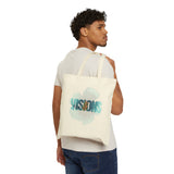 VISIONS Cotton Canvas Tote Bag