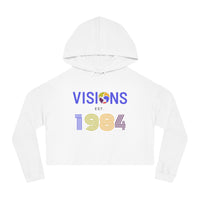 VISIONS 1984 Women’s Cropped Hooded Sweatshirt