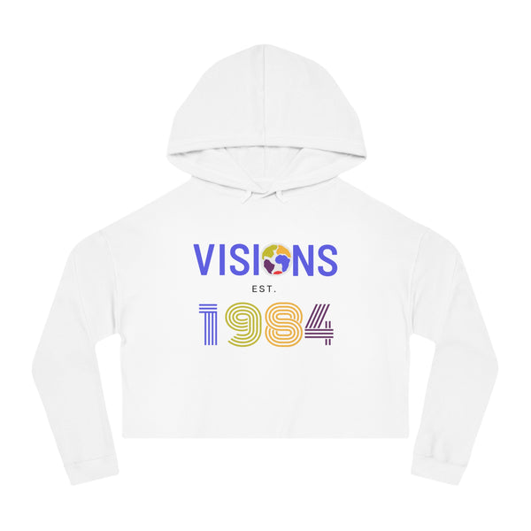 VISIONS 1984 Women’s Cropped Hooded Sweatshirt