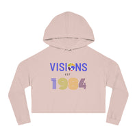 VISIONS 1984 Women’s Cropped Hooded Sweatshirt