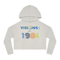 VISIONS 1984 Women’s Cropped Hooded Sweatshirt