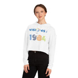 VISIONS 1984 Women’s Cropped Hooded Sweatshirt