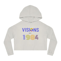 VISIONS 1984 Women’s Cropped Hooded Sweatshirt
