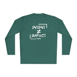 Intent and Impact Unisex Lightweight Long Sleeve Tee