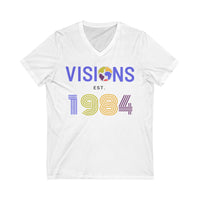 Unisex Jersey Short Sleeve V-Neck Tee