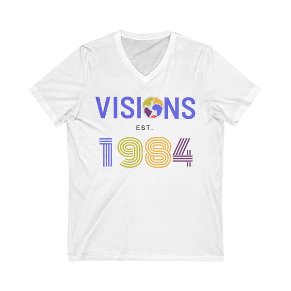 Unisex Jersey Short Sleeve V-Neck Tee