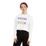 VISIONS 1984 Women’s Cropped Hooded Sweatshirt