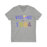Unisex Jersey Short Sleeve V-Neck Tee