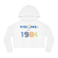 VISIONS 1984 Women’s Cropped Hooded Sweatshirt