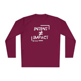 Intent and Impact Unisex Lightweight Long Sleeve Tee