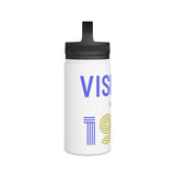1984 Stainless Steel Water Bottle, Handle Lid