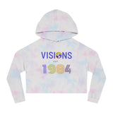 VISIONS 1984 Women’s Cropped Hooded Sweatshirt