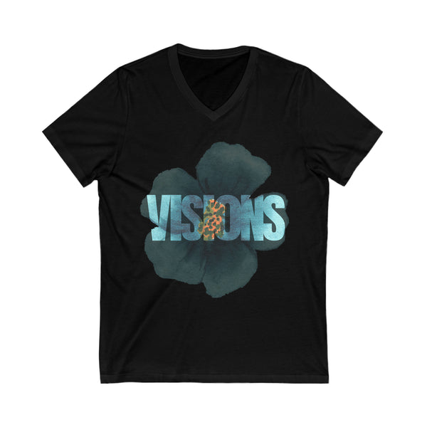 Visions Unisex Jersey Short Sleeve V-Neck Tee