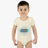 VISIONS Infant Baby Rib Bodysuit