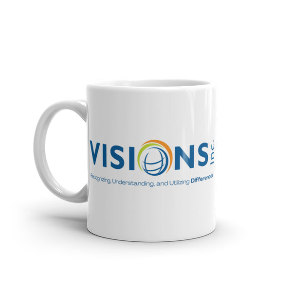 VISIONS, inc. White glossy mug
